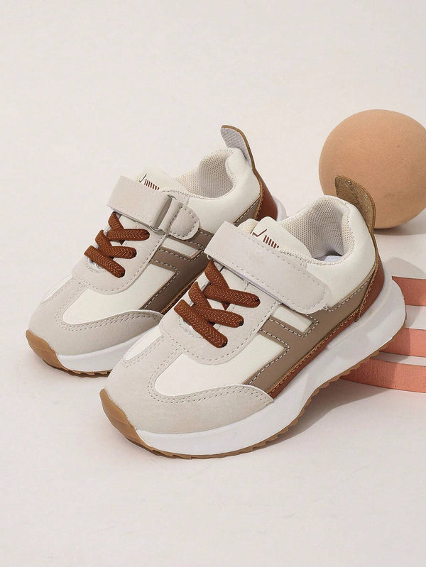 Infant Soft Sole Athletic Shoes, Unisex Casual White Sneakers
