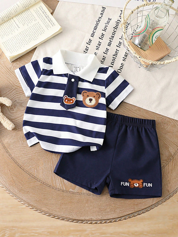 2pcs Baby Boys Summer Outfit