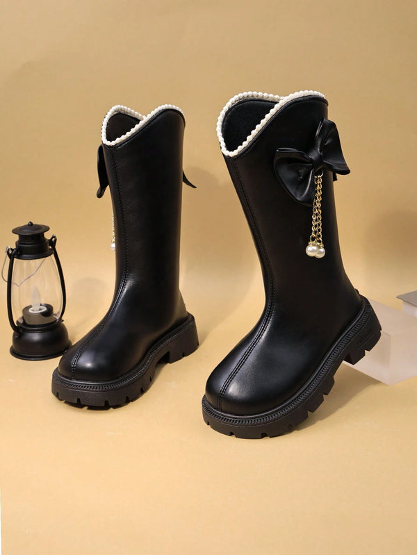 1 Pair Girls/Teens High-Top Fashion Boots
