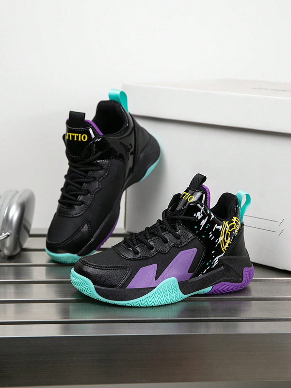 1 Pair Kids Basketball Sneakers