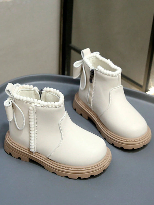 New Soft Leather Children's Ankle Boots