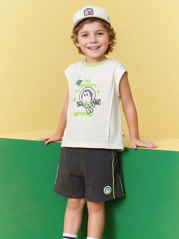 Balabala Kids' Short-Sleeve Cotton Outfit