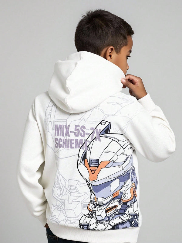 Tween Boy Clothes, Loose Fit Pullover Hoodie Sweatshirt