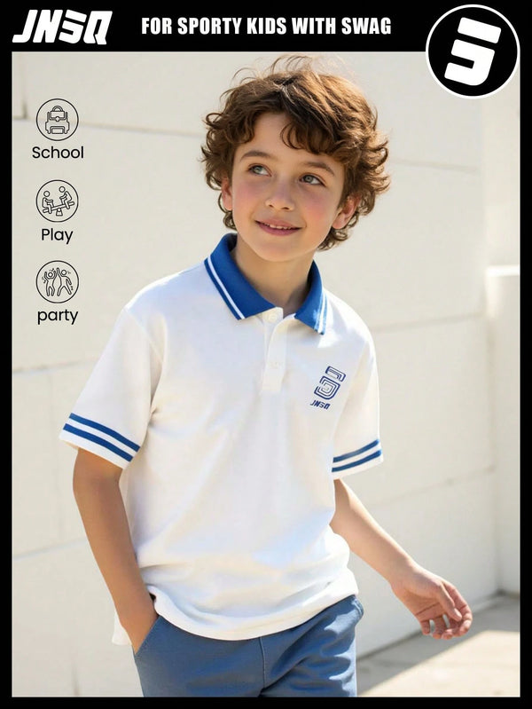 New Children Outdoor Casual Sports Short Sleeve Polo Shirt