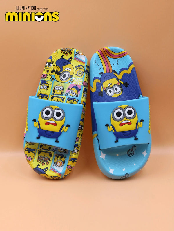 Minions Slippers, Shoes, Cute Cartoon Open Toe Slippers