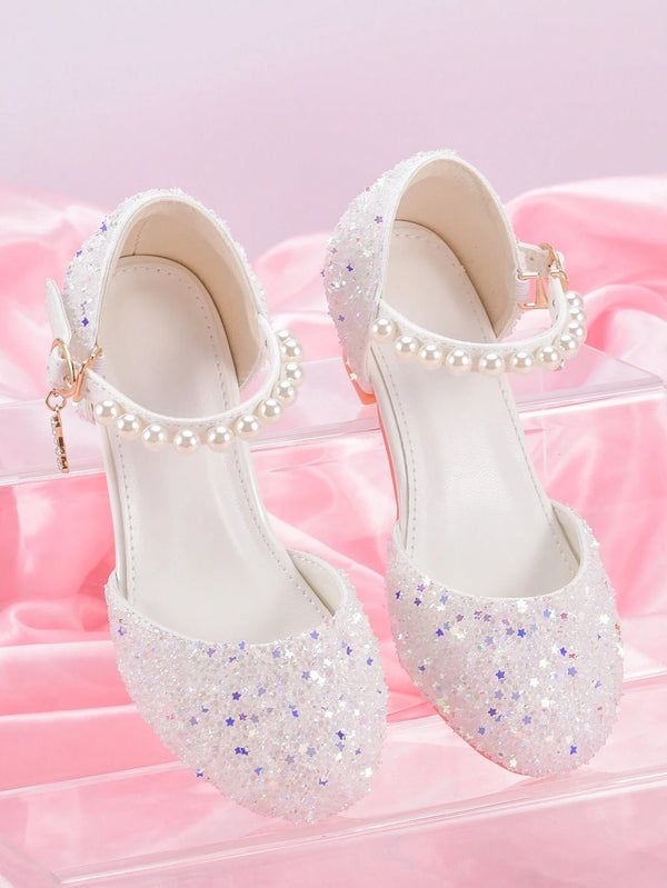 Princess Shoes For Girls With Glittering Stars Pendant