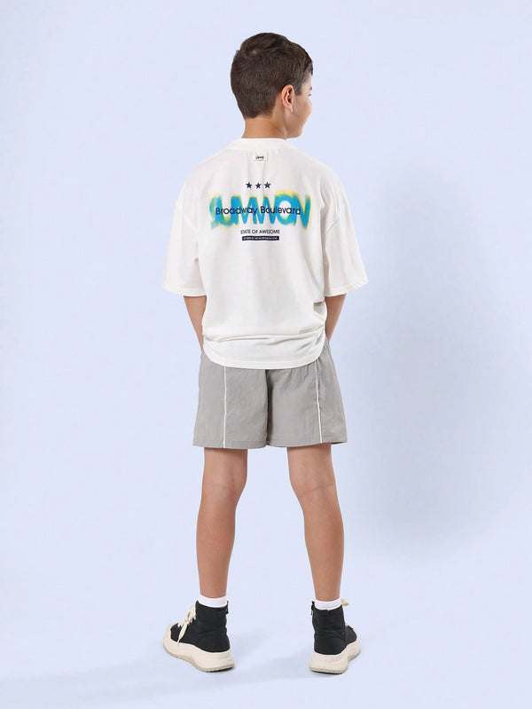 SUMWON Boys Summer T-Shirt And Shorts Set