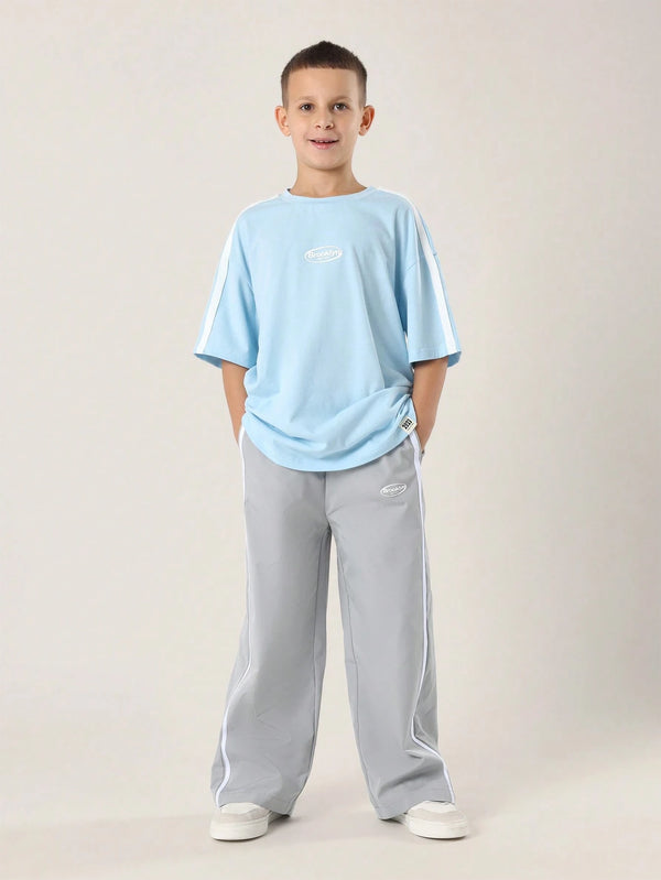 Sporty Streetwear Training Jogging Casual Relaxed Fit Outfit Boys Cool Set