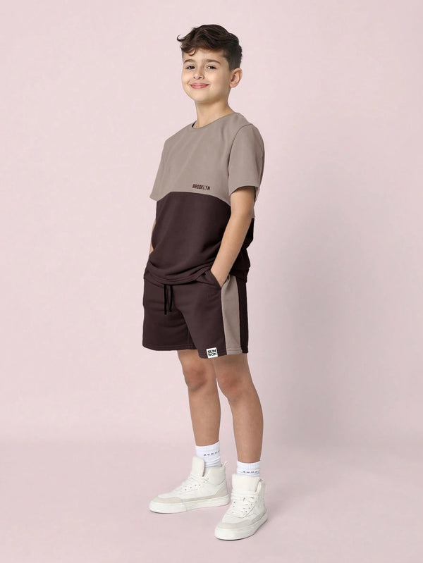 SUMWON Brooklyn Street Style Two Tone Co-Ord Set