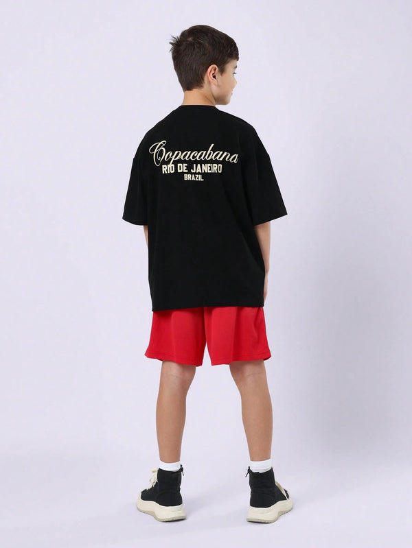 Streetwear Summer Fashion Athletic Sports Shorts Set