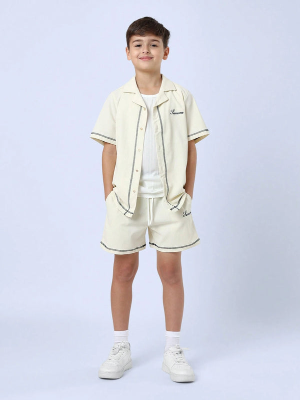 SUMWON Designer Summer Beach Resort Loungewear Set