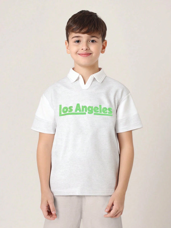 SUMWON Los Angeles Casual Athletic Polo Shirt
