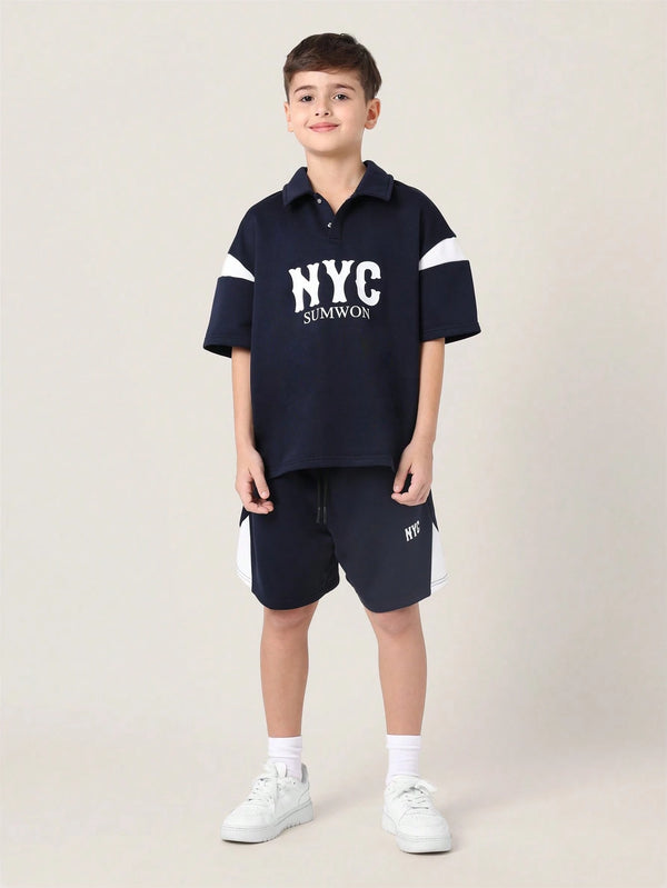 Tween Boys Nyc Sumwon Athletic Two-Piece Set
