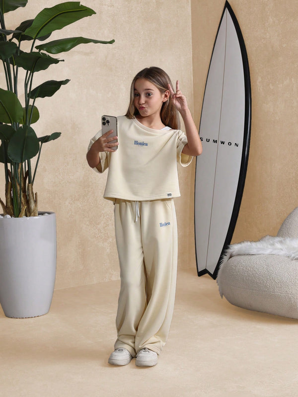 SUMWON Wide Leg Tracksuit Set