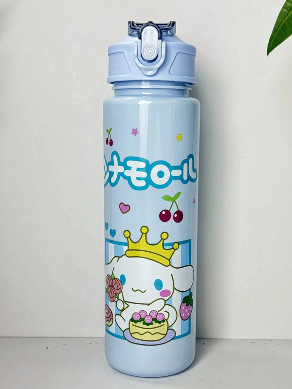 1PC Sanrio Kitty Kuromi Melody Cinnamoroll Cartoon Cute PC Material Water Cup Coffee Cup