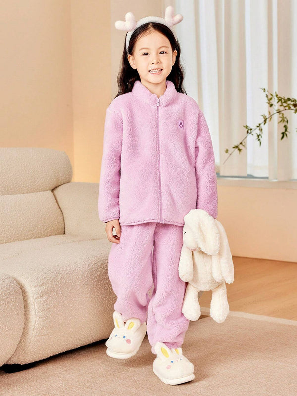 Double-Sided Fleece Warm Homewear Pajamas Baby Thick Pajamas